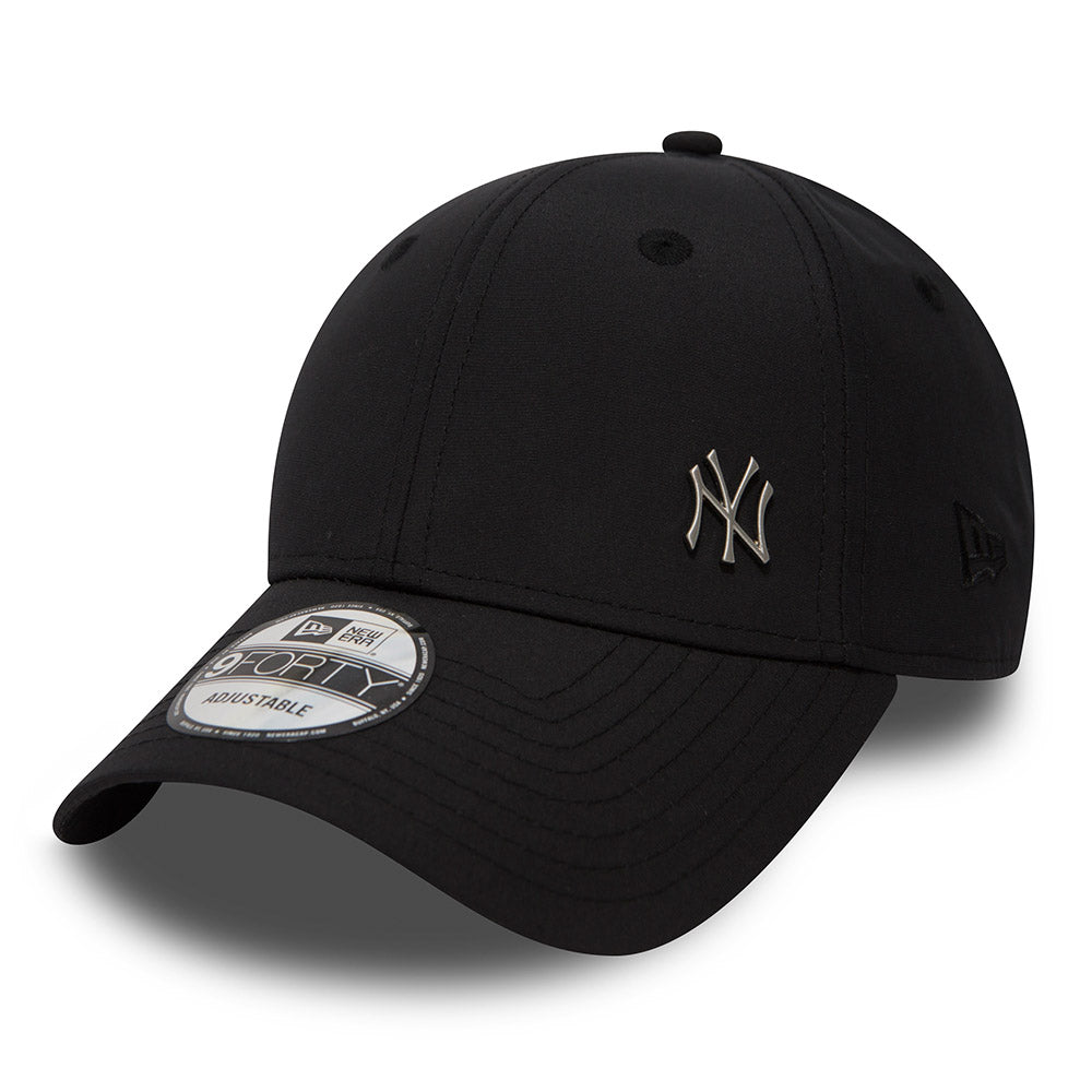 New York Yankees 9FORTY MLB Flawless Logo Black Cap – NewEra