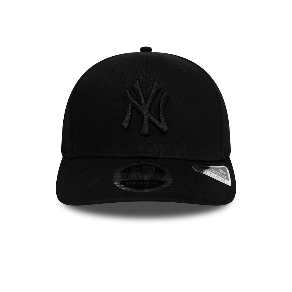 New York Yankees 9FIFTY Stretch Snap Tonal Black Cap – NewEra