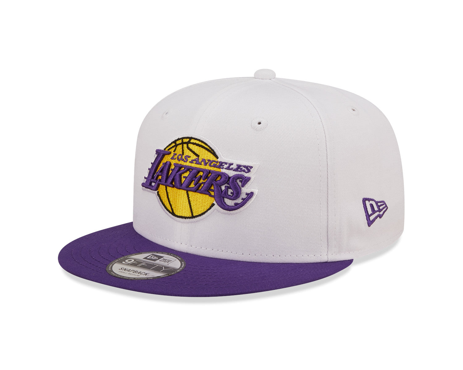 Los Angeles Lakers 9FIFTY White Crown Team White/Purple Cap