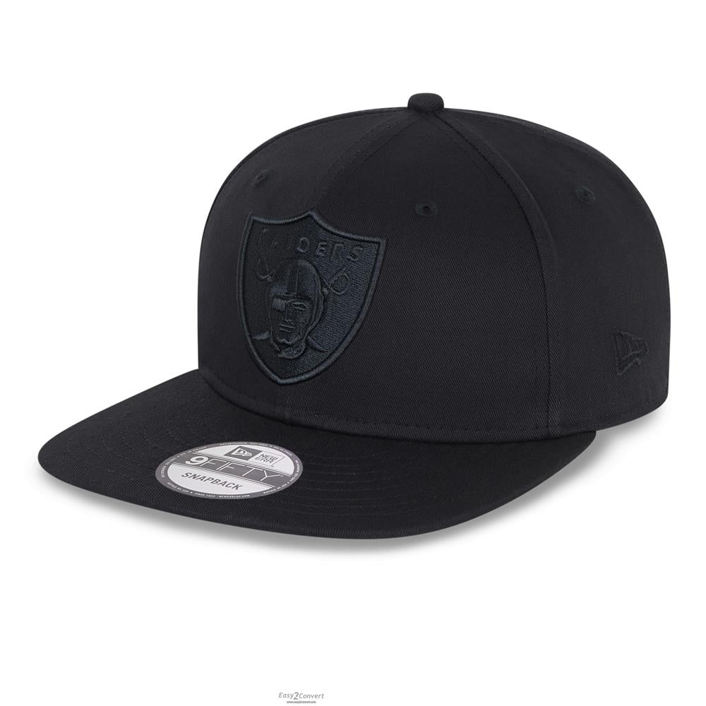 Las Vegas Raiders 9FIFTY NFL Black On Black Cap – NewEra