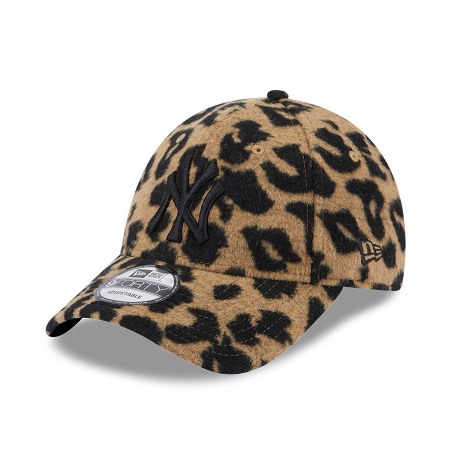 New York Yankees 9FORTY Womens Leopard Camel Cap