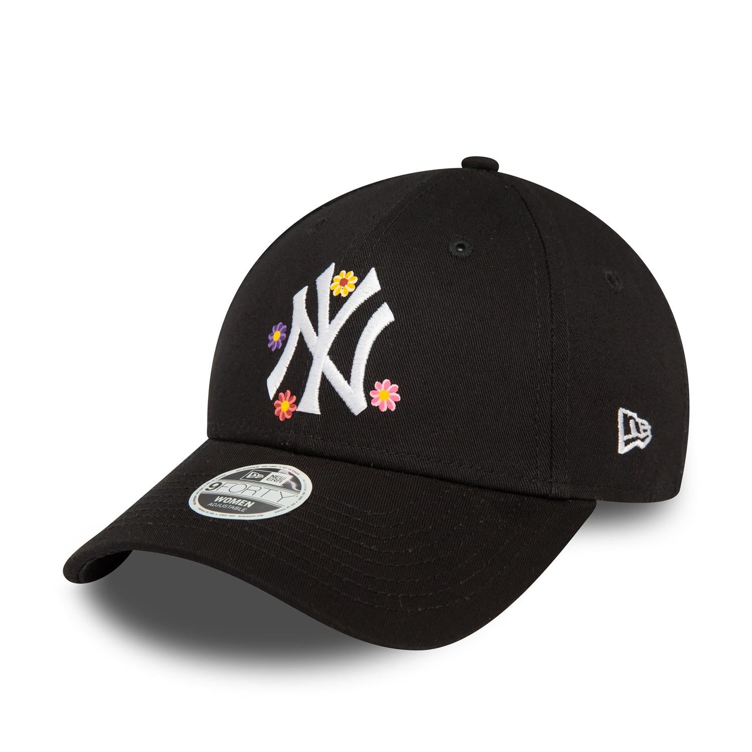 New York Yankees 9FORTY Womens Flower Black Cap – NewEra