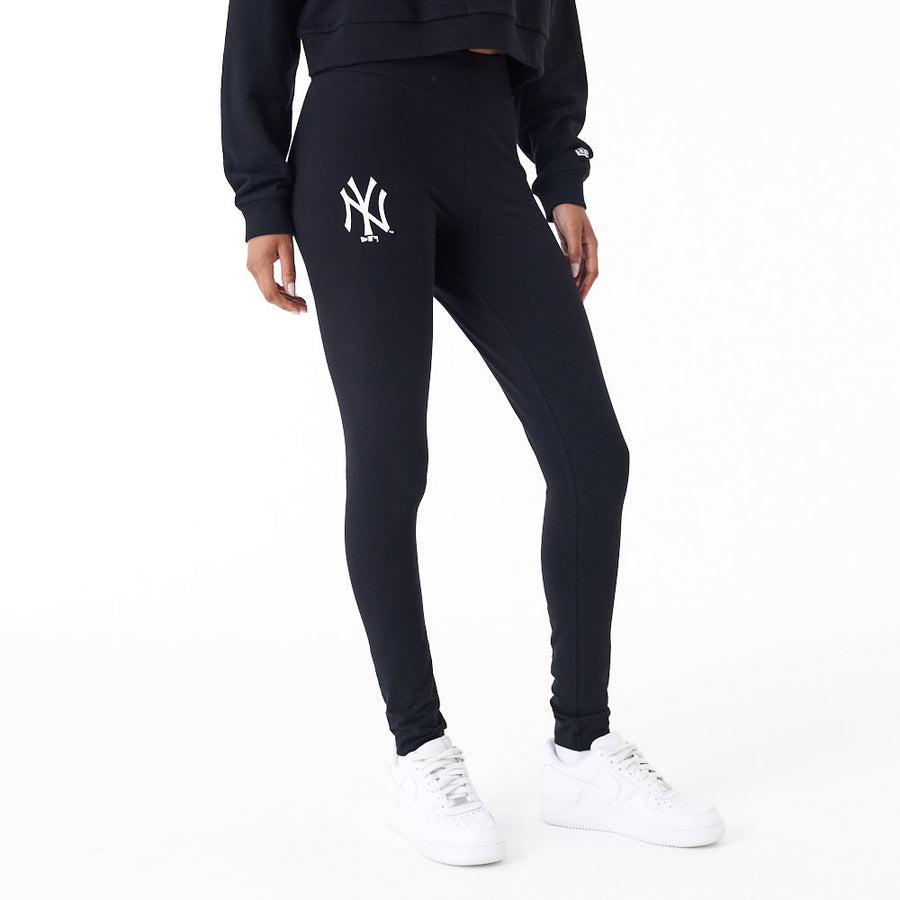 New York Yankees Womens MLB Lifestyle Black Leggings