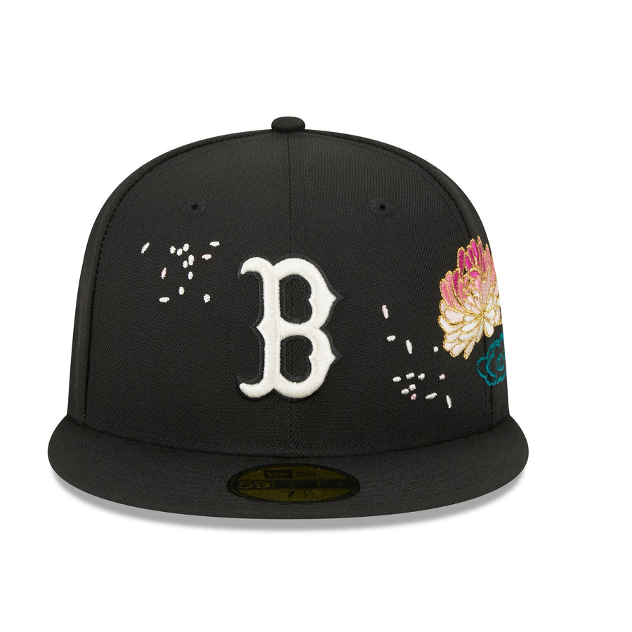 Boston Red Sox 59FIFTY Cherry Blossom Black Cap