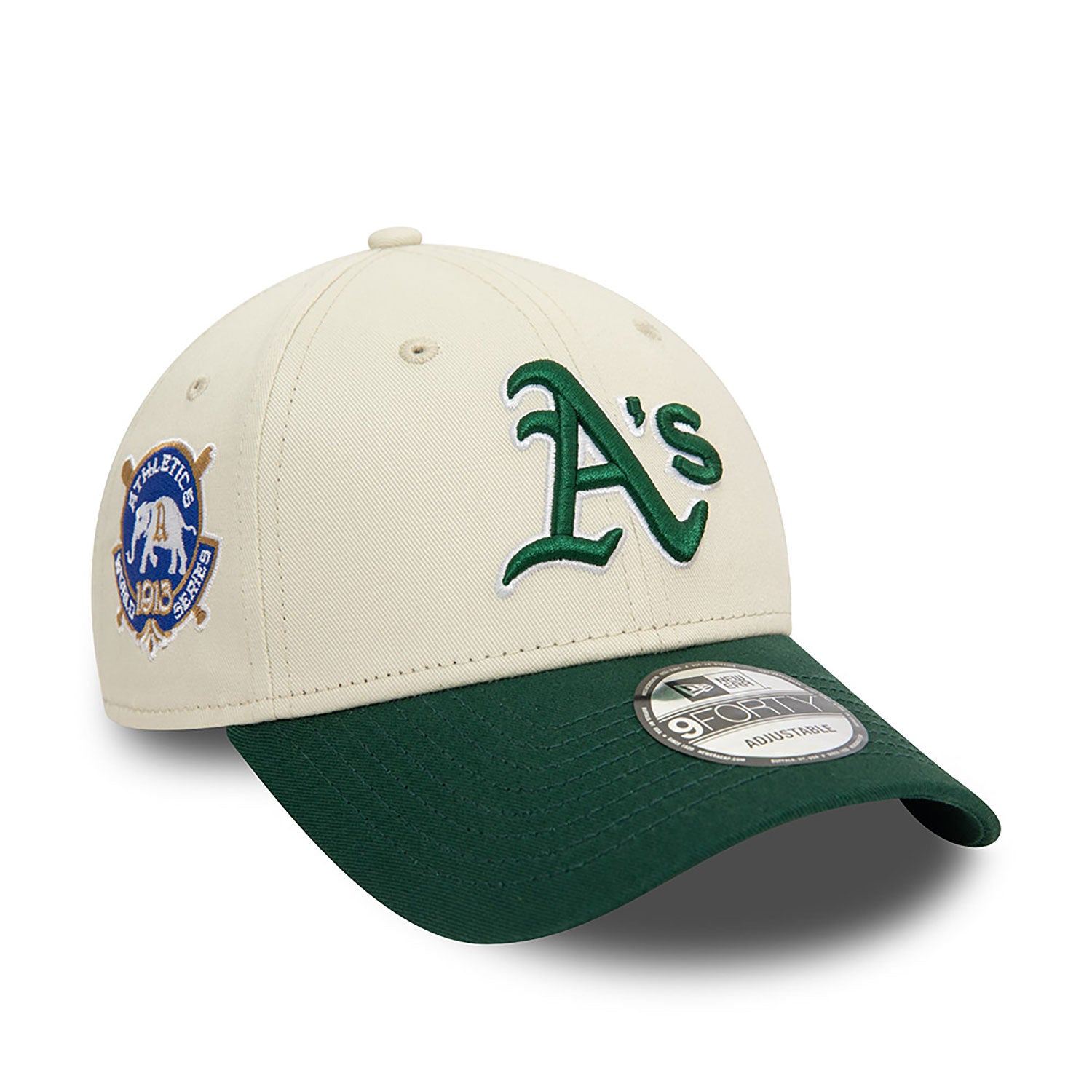 Oakland Athletics 9FORTY World Series White/Green Cap – NewEra