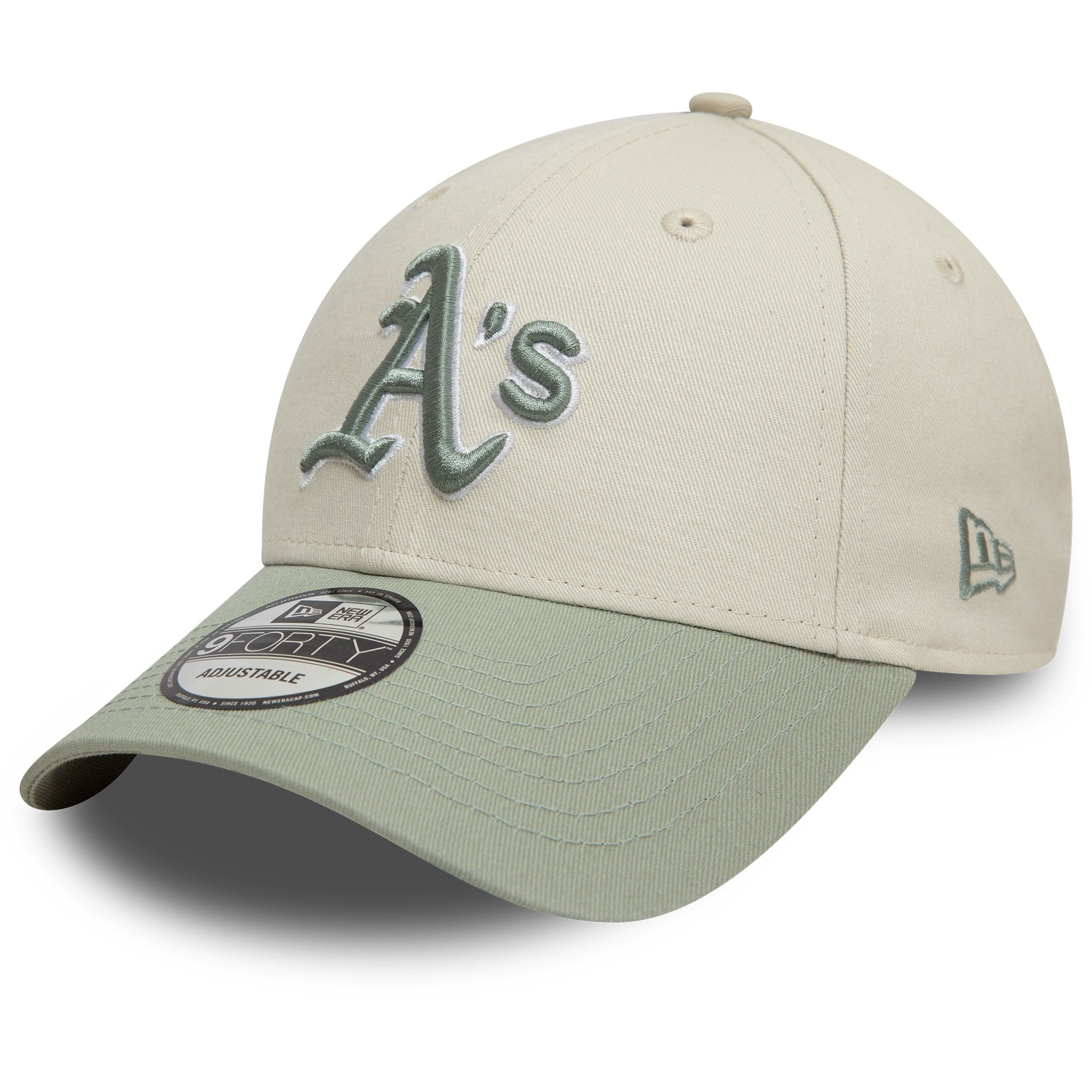 Oakland Athletics 9FORTY World Series Patch Ivory/Green Cap – NewEra