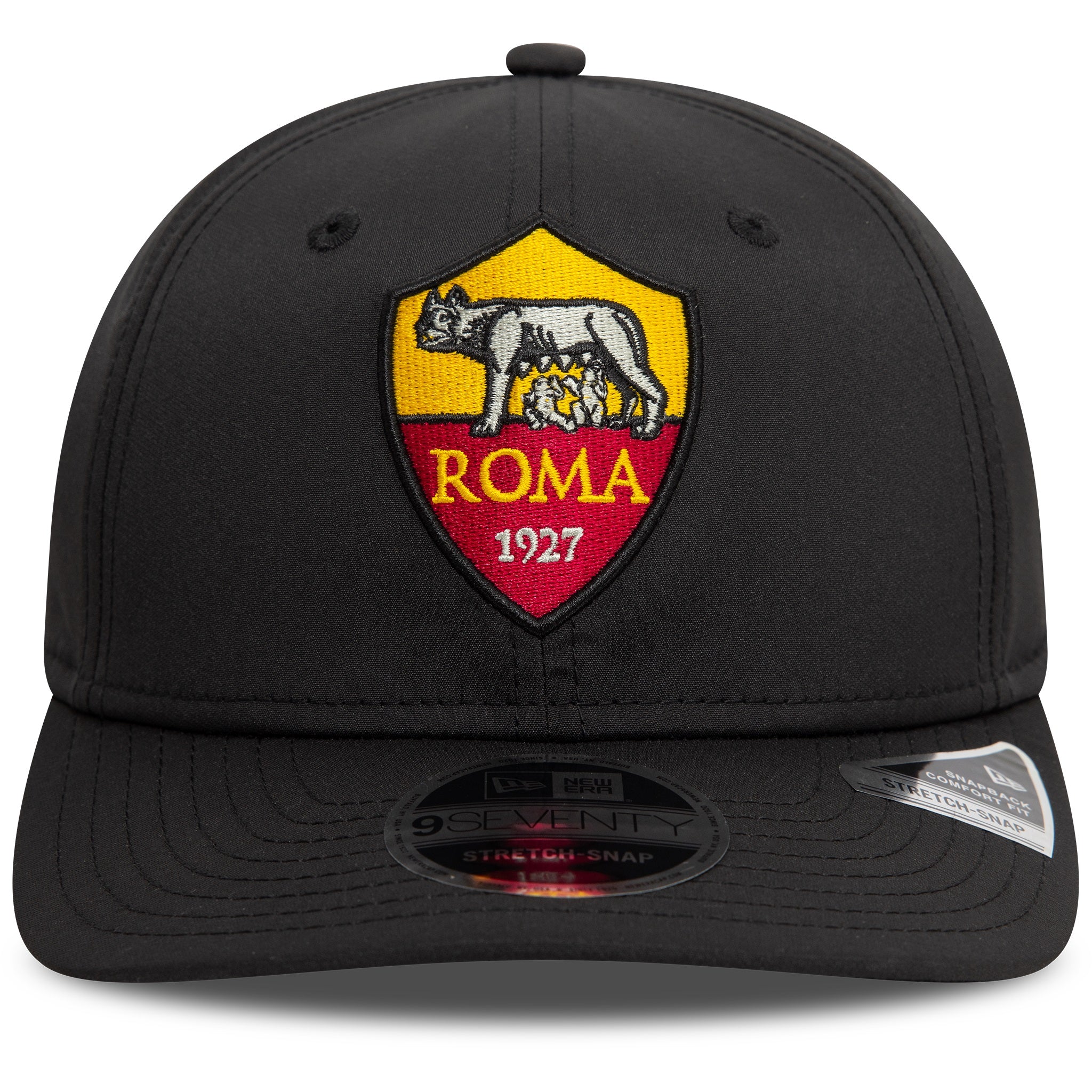 AS Roma 9SEVENTY Core Stretch Snap Black Cap – NewEra