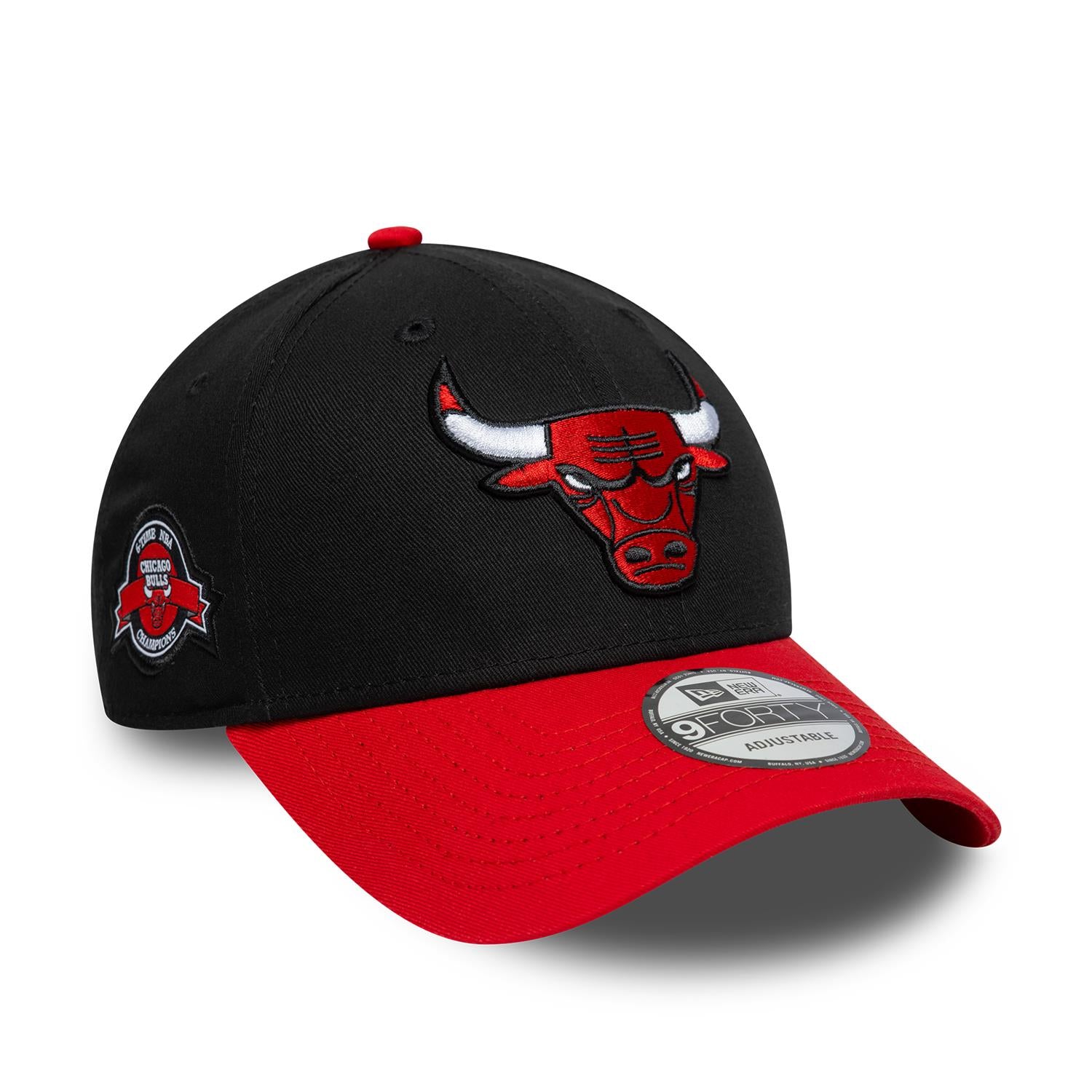 帽子 AILEEN only ,NBA Chicago bulls Chicago Bulls 9FORTY NBA Side Patch Black/Red Cap – NewEra