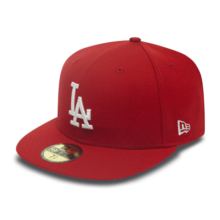 Los Angeles Dodgers 59FIFTY MLB Basic Scarlet/White Cap