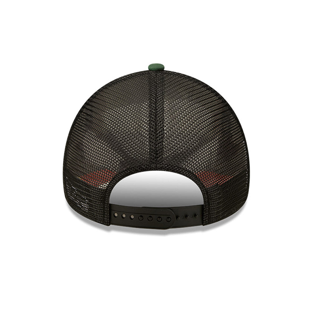Casquette New Era Miami Heat - Modèle Trucker A-Frame Summer City - Fermeture Snapback Réglable