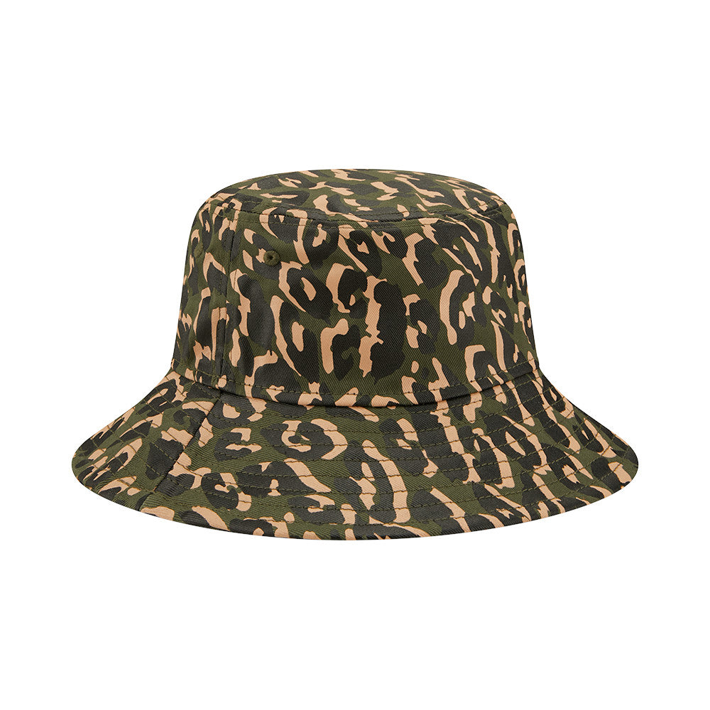 New Era Bucket Patterned Tapered Olive Hat NewEra