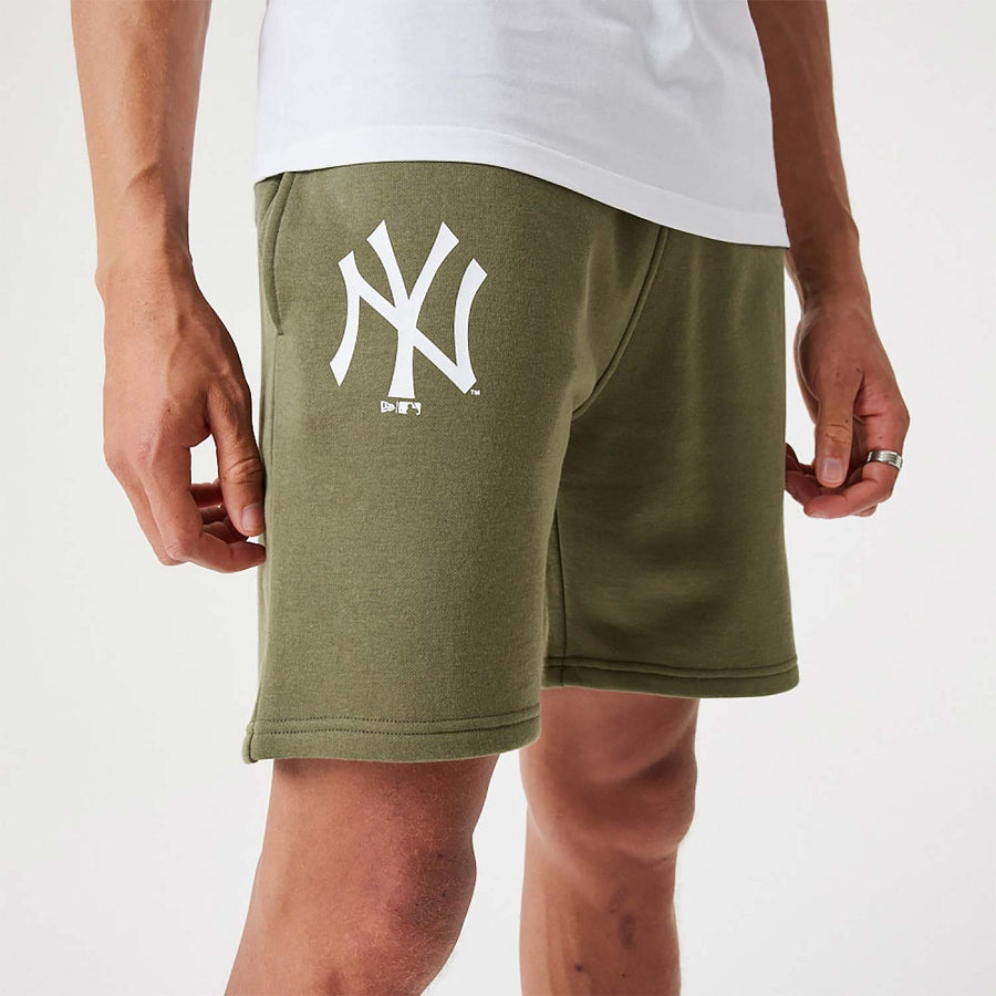 New York Yankees League Essentials Olive Shorts