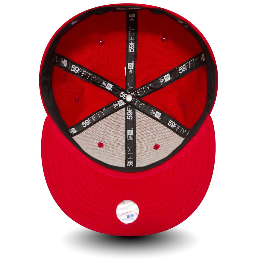 Los Angeles Dodgers 59FIFTY MLB Basic Scarlet/White Cap