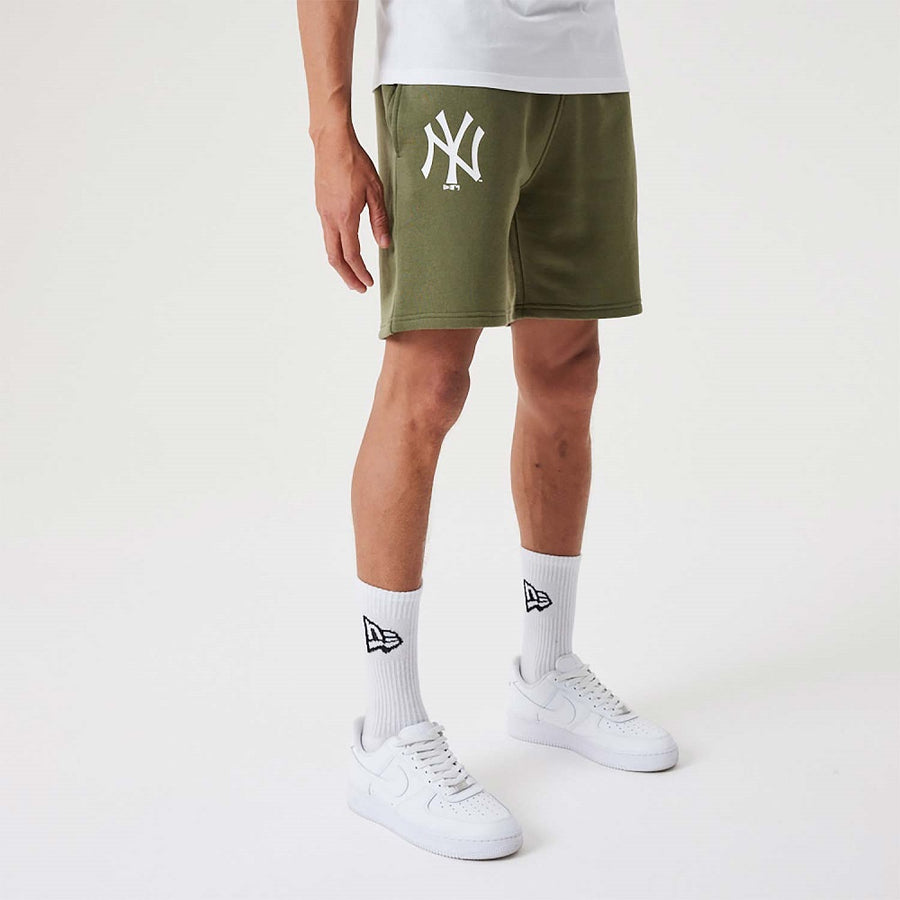 New York Yankees League Essentials Olive Shorts