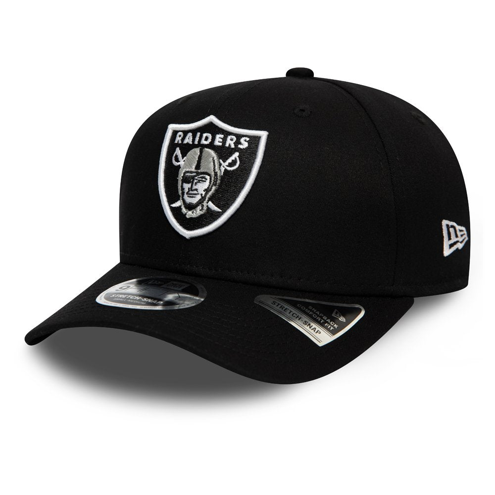 Las Vegas Raiders 9FIFTY Stretch Snap Team Black Cap – NewEra