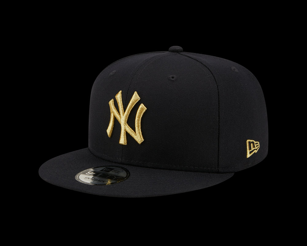 New York Yankees 9FIFTY Metallic Logo Navy Cap – NewEra