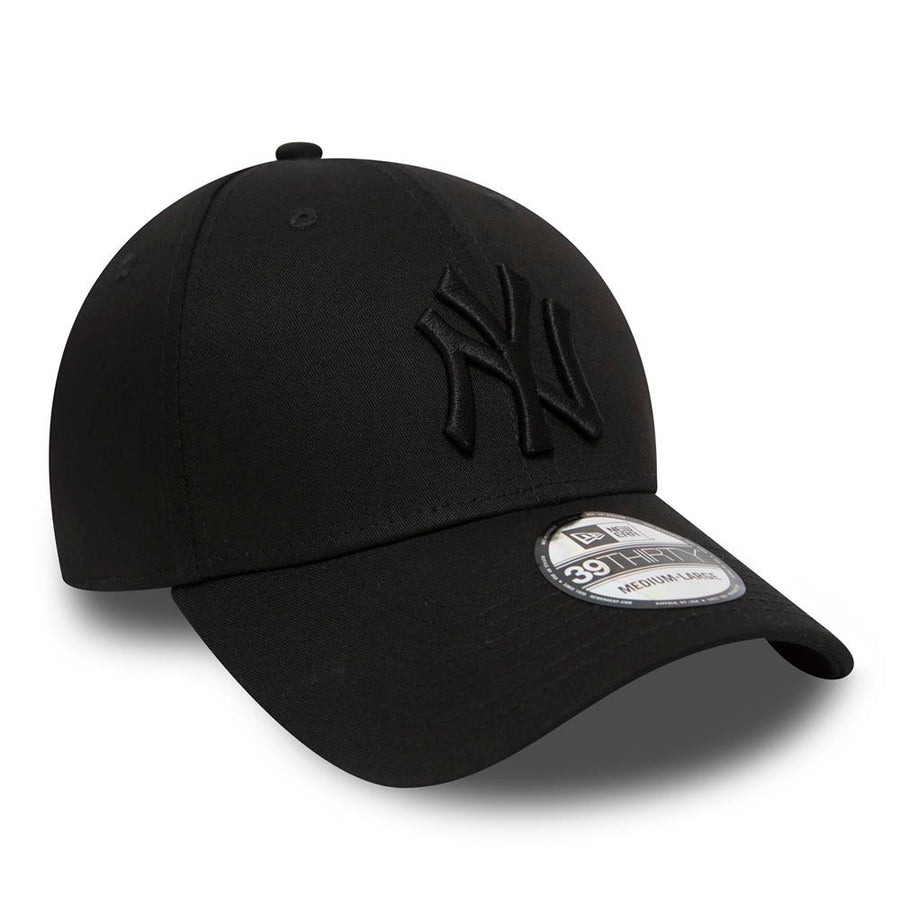 New York Yankees 39THIRTY League Basic Tonal Black Cap