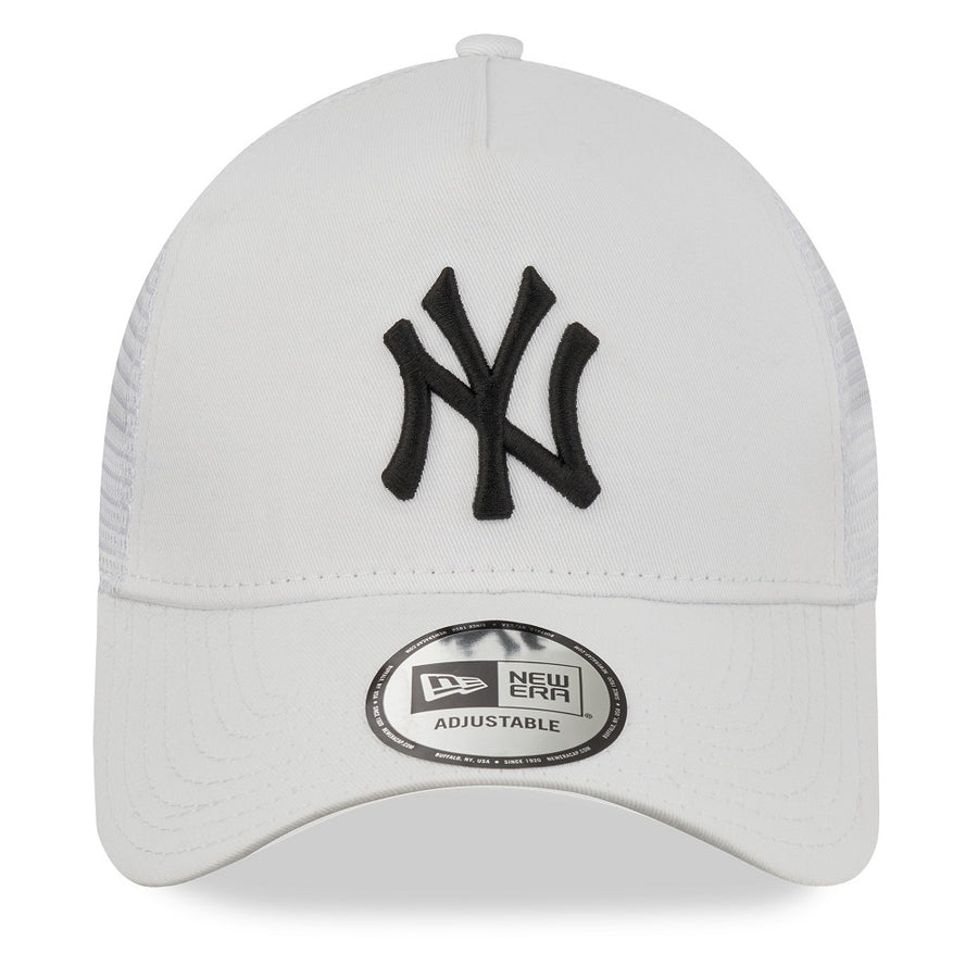 New York Yankees A-Frame Essential White Trucker Cap