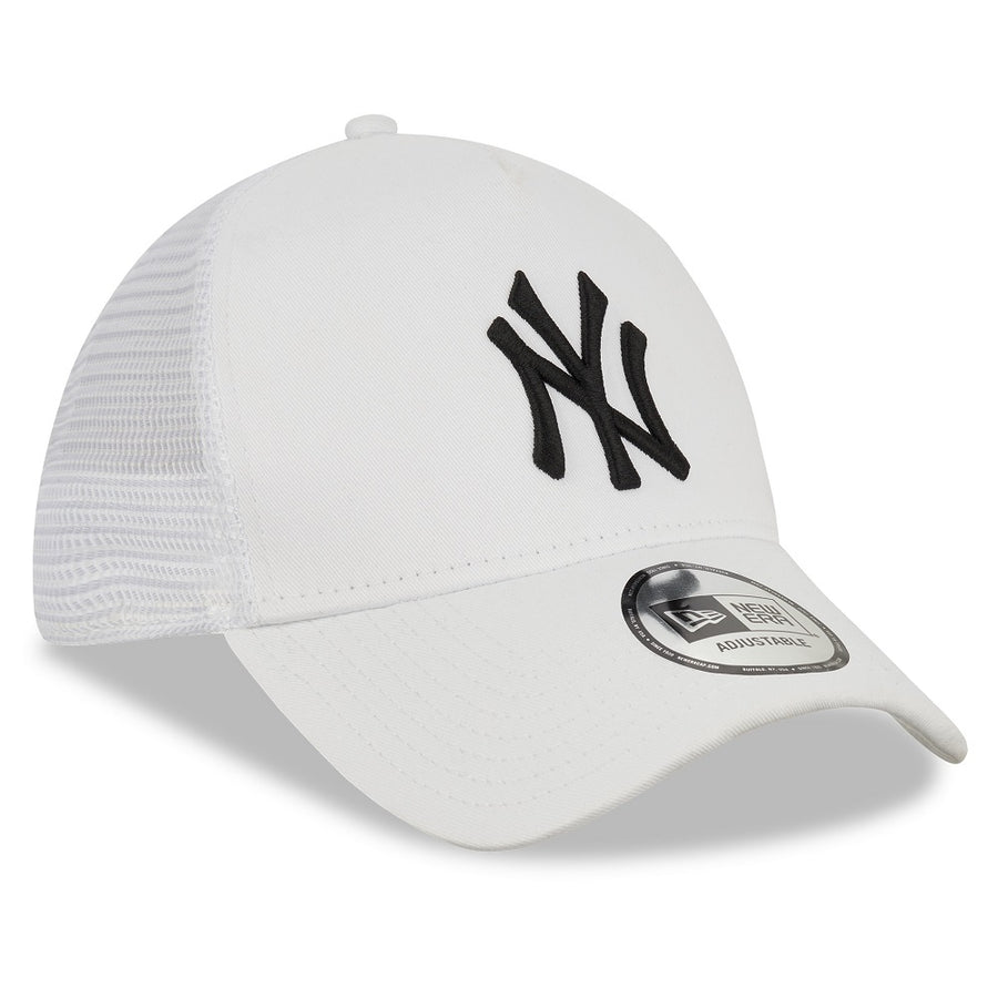 New York Yankees A-Frame Essential White Trucker Cap