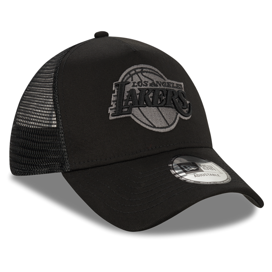 Los Angeles Lakers 9FORTY Bob Team Logo Trucker Black Cap