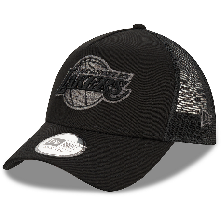Los Angeles Lakers 9FORTY Bob Team Logo Trucker Black Cap
