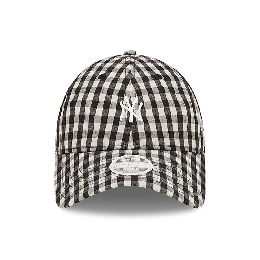 New York Yankees 9TWENTY Womens Gingham Black Cap