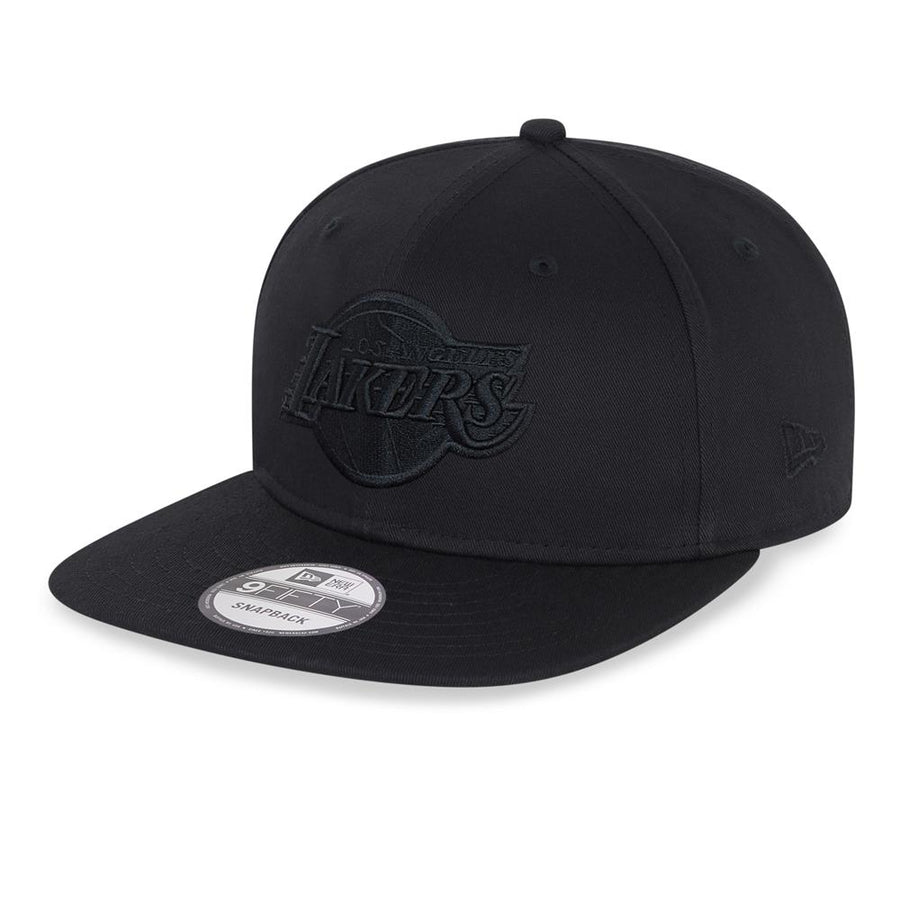 Los Angeles Lakers 9FIFTY NBA Black On Black Cap