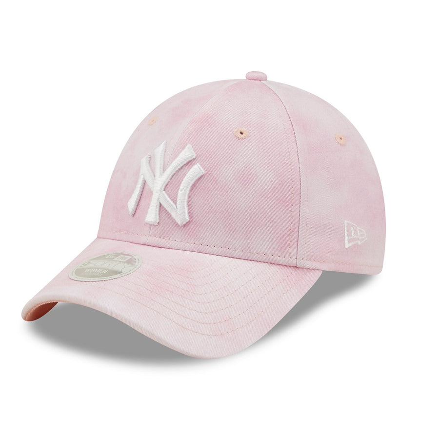 New York Yankees 9FORTY Womens Pastel Tie Dye Pink Cap