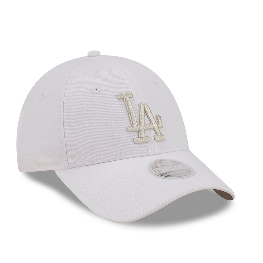 Los Angeles Dodgers 9FORTY Womens Metallic Logo White Cap