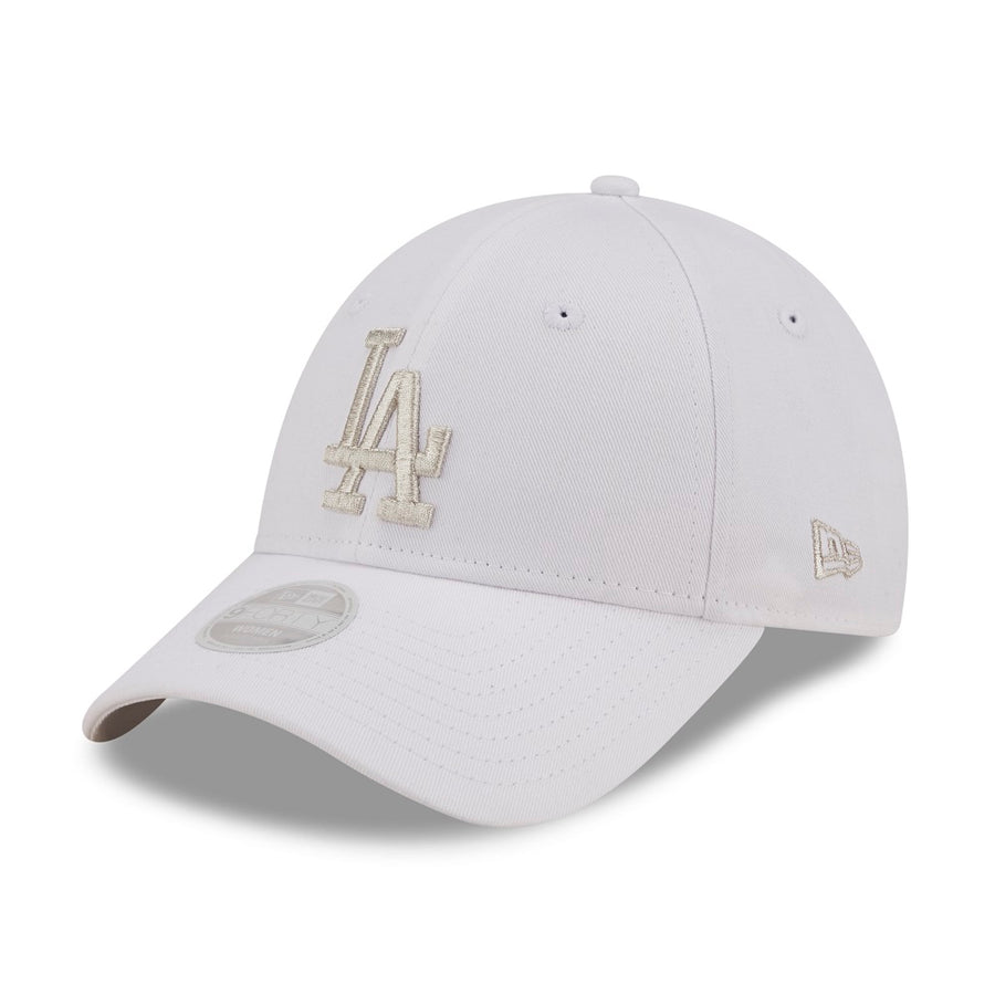 Los Angeles Dodgers 9FORTY Womens Metallic Logo White Cap