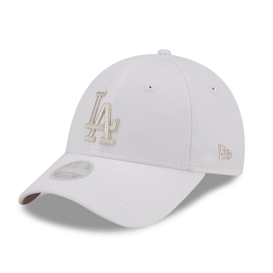 Los Angeles Dodgers 9FORTY Womens Metallic Logo White Cap