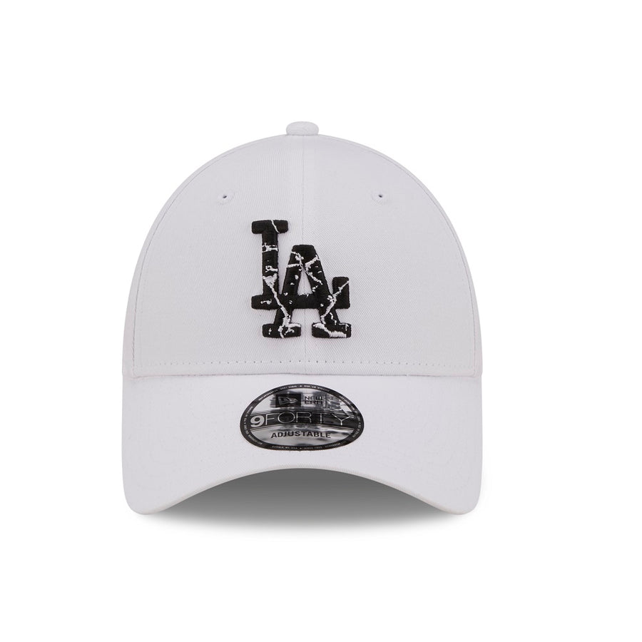 Los Angeles Dodgers 9FORTY Marble Infill White Cap