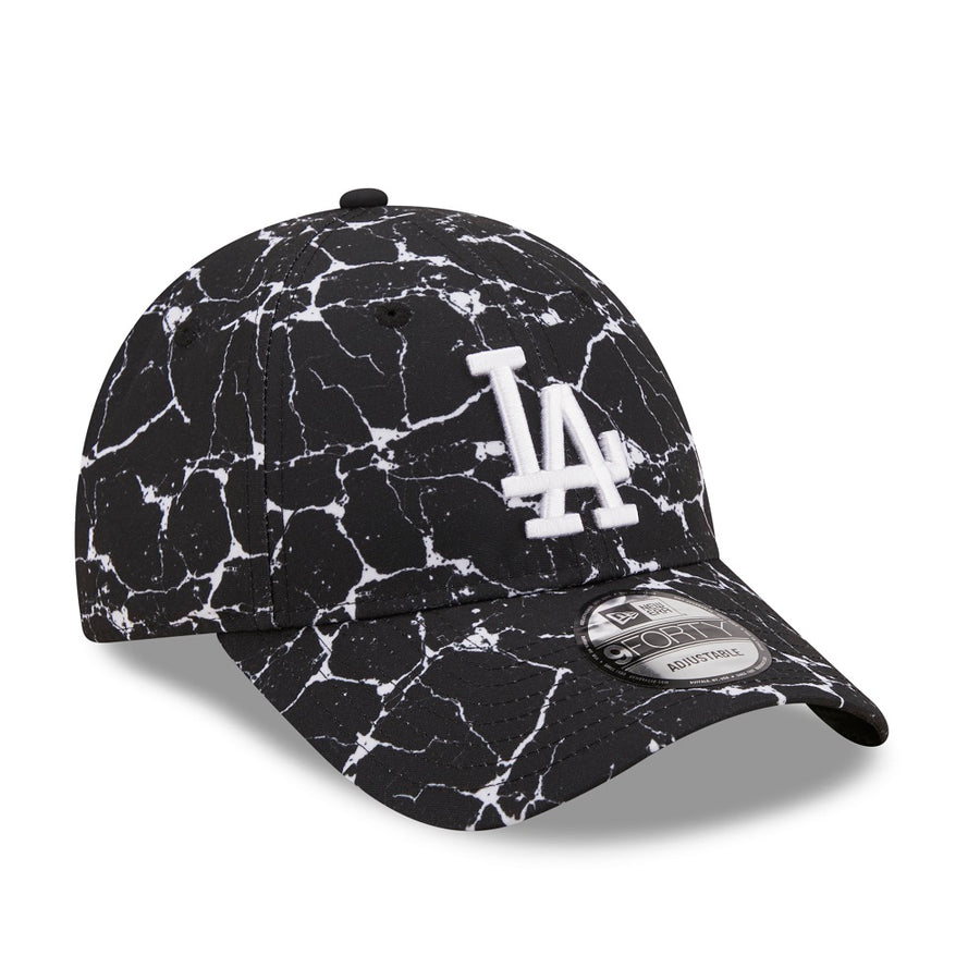 Los Angeles Dodgers 9FORTY Marble Black Cap