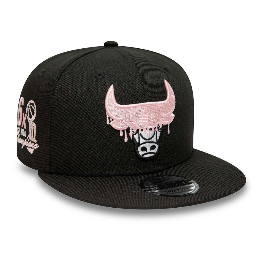 Chicago Bulls 9FIFTY Team Drip Black Cap