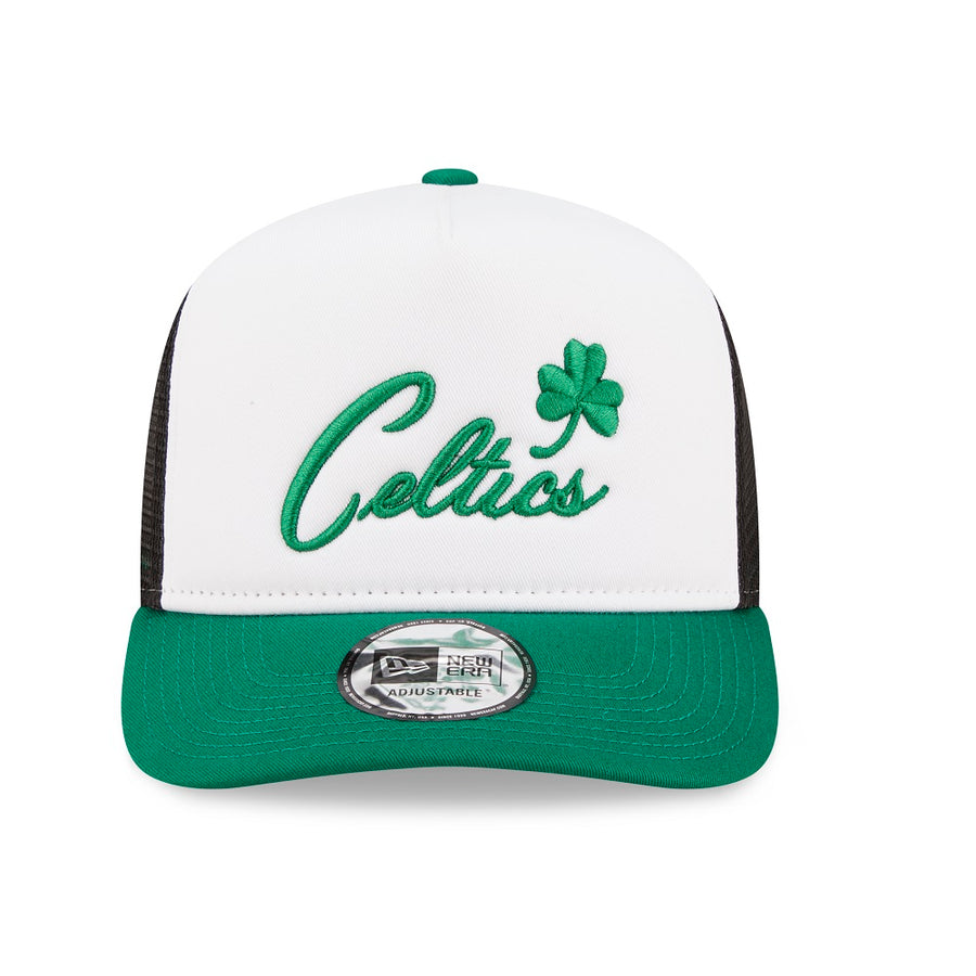 Boston Celtics Team Colour Block Green/White Trucker Cap