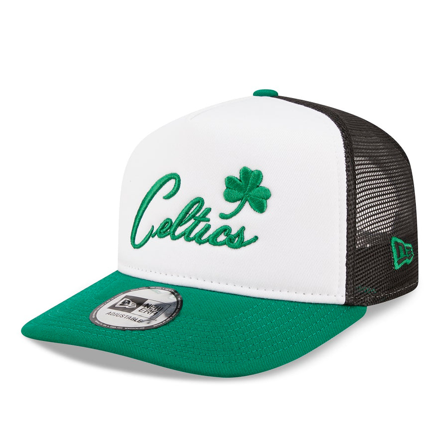 Boston Celtics Team Colour Block Green/White Trucker Cap