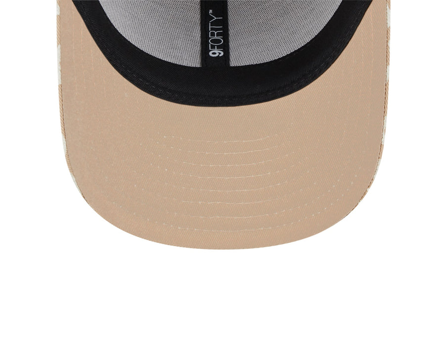 New York Yankees 9FORTY Womens All Over Print Camel Cap