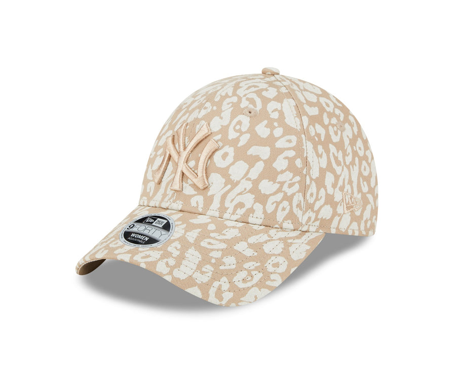 New York Yankees 9FORTY Womens All Over Print Camel Cap