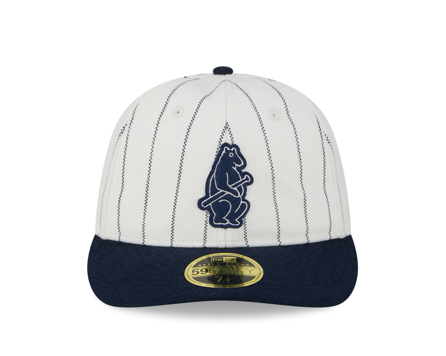 Chicago Cubs 59FIFTY MLB Retro Crown Stripe White/Navy Cap