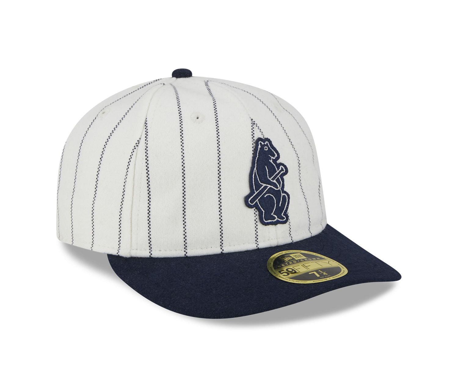 Chicago Cubs 59FIFTY MLB Retro Crown Stripe White/Navy Cap – NewEra
