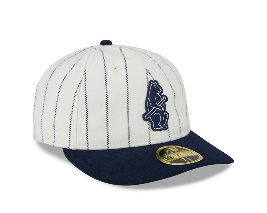 Chicago Cubs 59FIFTY MLB Retro Crown Stripe White/Navy Cap