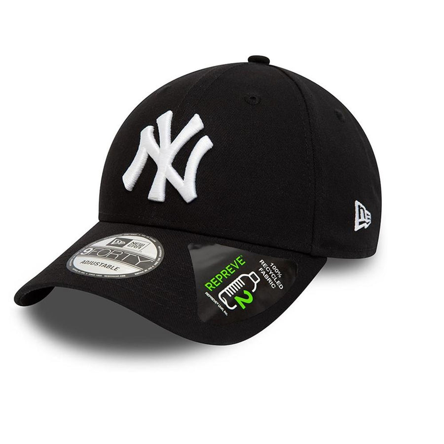 New York Yankees 9FORTY League Essential Repreve Black Cap
