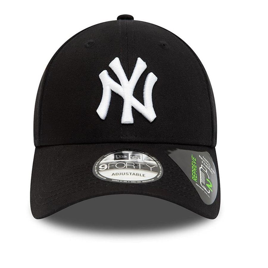New York Yankees 9FORTY League Essential Repreve Black Cap