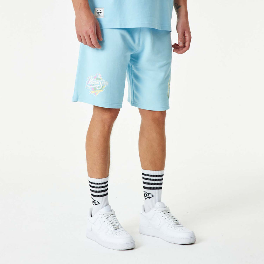 New York Yankees MLB Pastel Blue Shorts