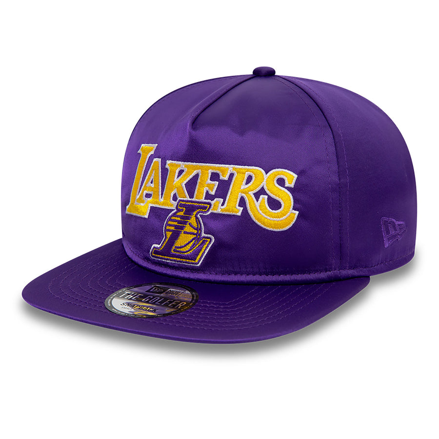 Los Angeles Lakers Golfer NBA Patch Retro Purple Cap