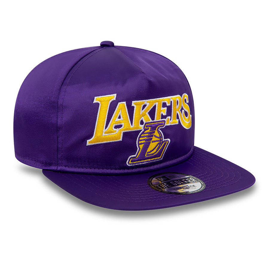 Los Angeles Lakers Golfer NBA Patch Retro Purple Cap