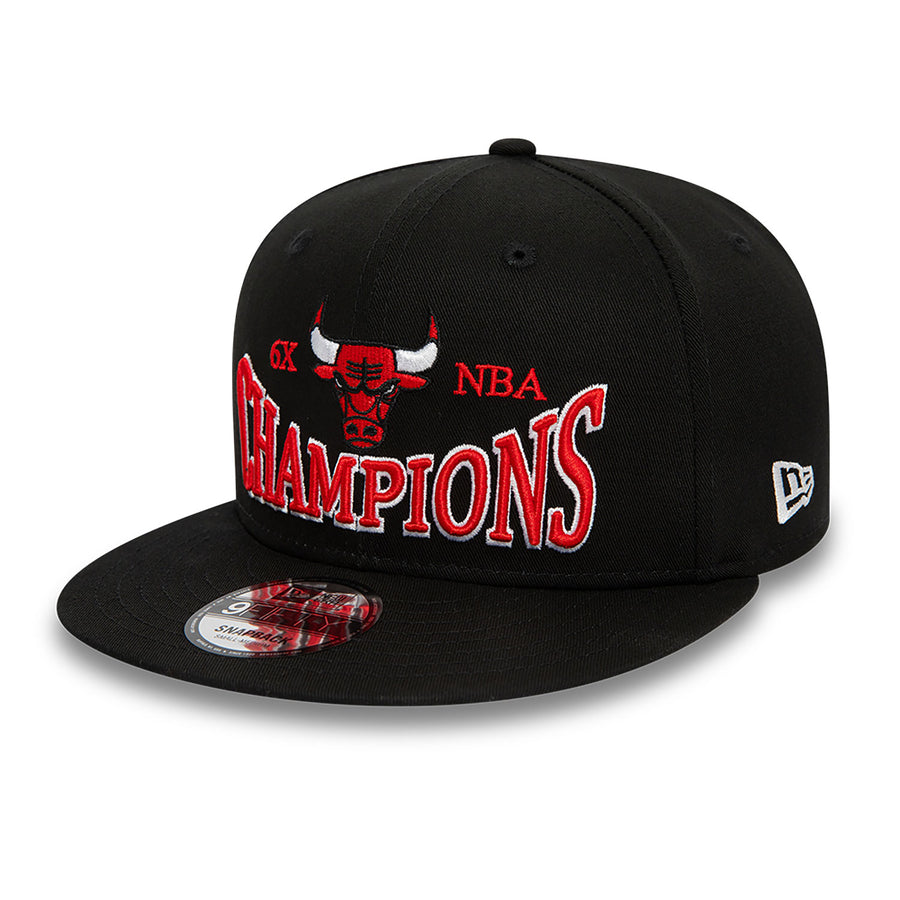 Chicago Bulls 9FIFTY Champions Patch Black Cap
