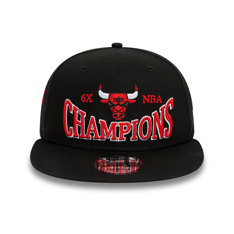 Chicago Bulls 9FIFTY Champions Patch Black Cap