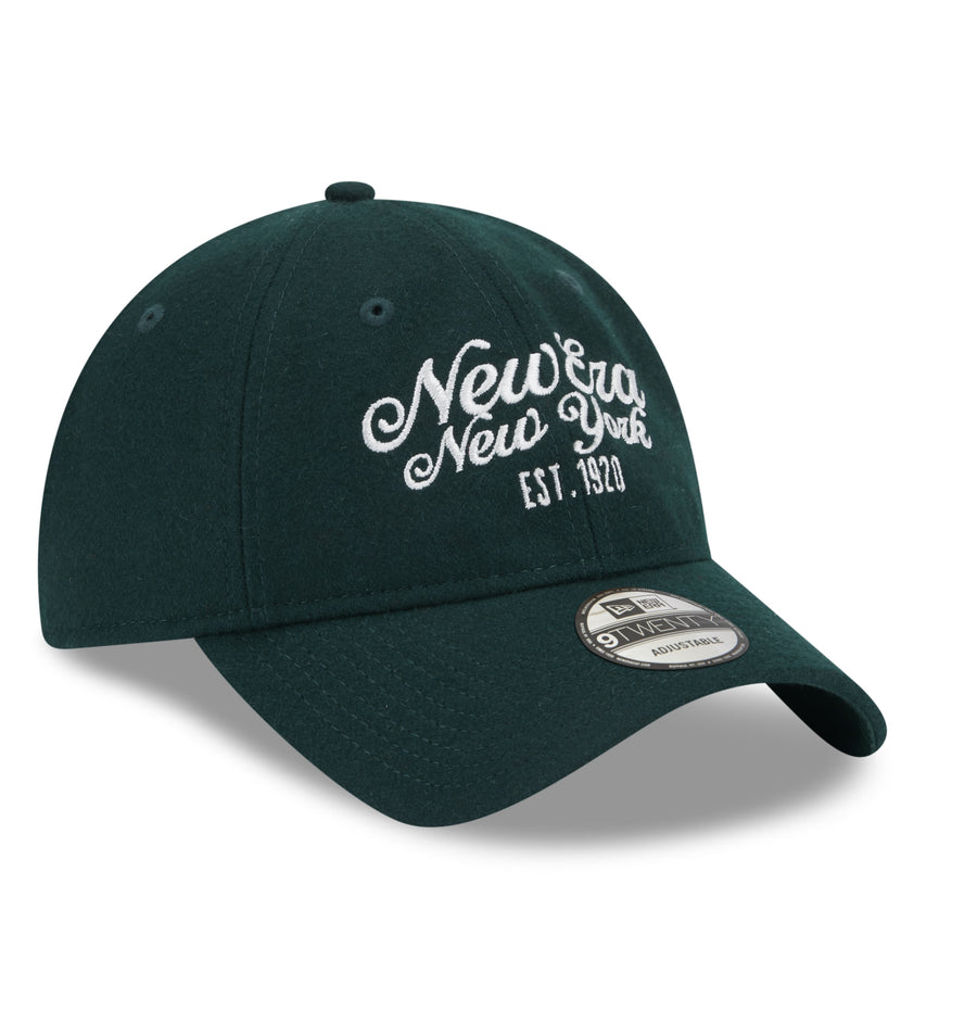 New Era 9TWENTY Melton Green Cap