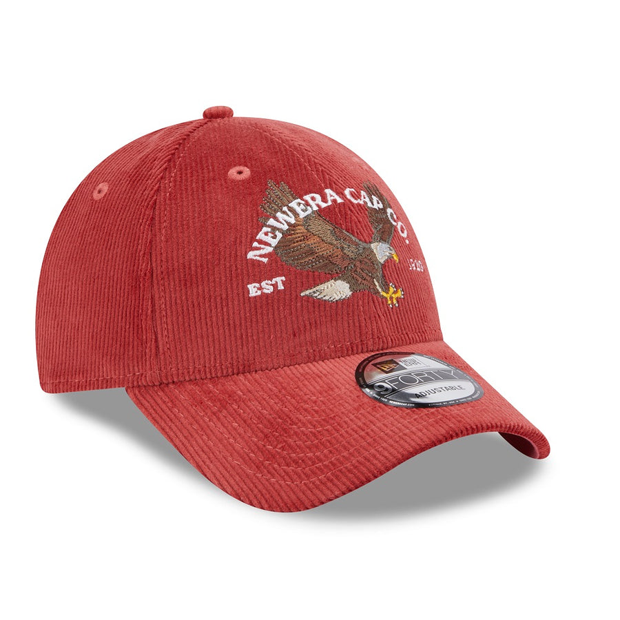 New Era 9FORTY Cord Red Cap